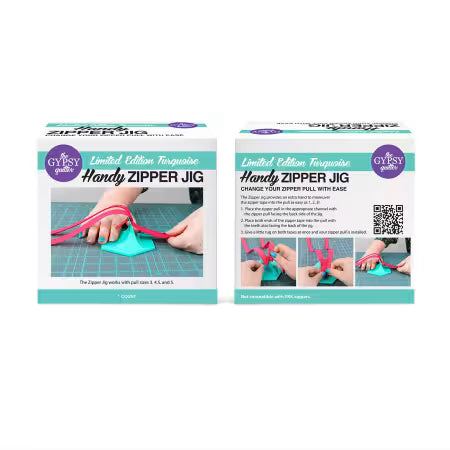 Limited Edition Zipper Jig Gypsy Turquoise # TGQ119-L from Gypsy Quilter