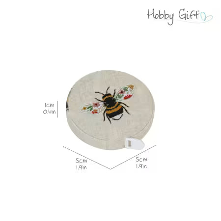 Rectractable 60in Tape Measure Bee # TK23-587 from Hobby Gift USA