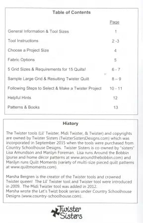 Twister Planner # TWS101 from Twisted Sisters Designs