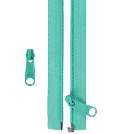 50in Separating Zipper and Extra Slide Turquoise # ZIP50-212 from ByAnnie