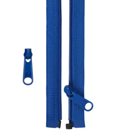 50in Separating Zipper and Extra Slide Blastoff Blue # ZIP50-215 from ByAnnie