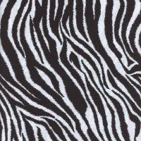 Marcus zebra stripe cotton fabric, black and white