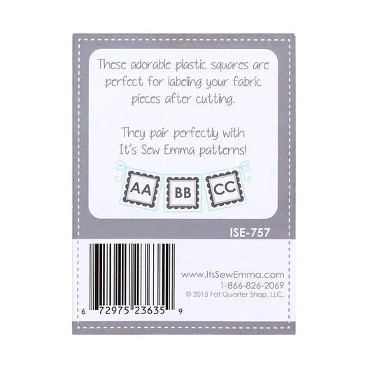 Alphabitties expansion pack back panel with barcode and AA, BB, CC tile illustration