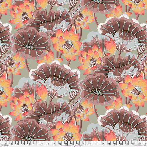 Lake Blossoms Antique PWGP093 Antique by Kaffe Fassett for the Kaffe Fassett Collective from Free Spirit Fabrics Sold by the Half Yard
