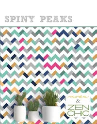 Quilt jelly roll free pattern with multicolor zigzag fabric strip layout