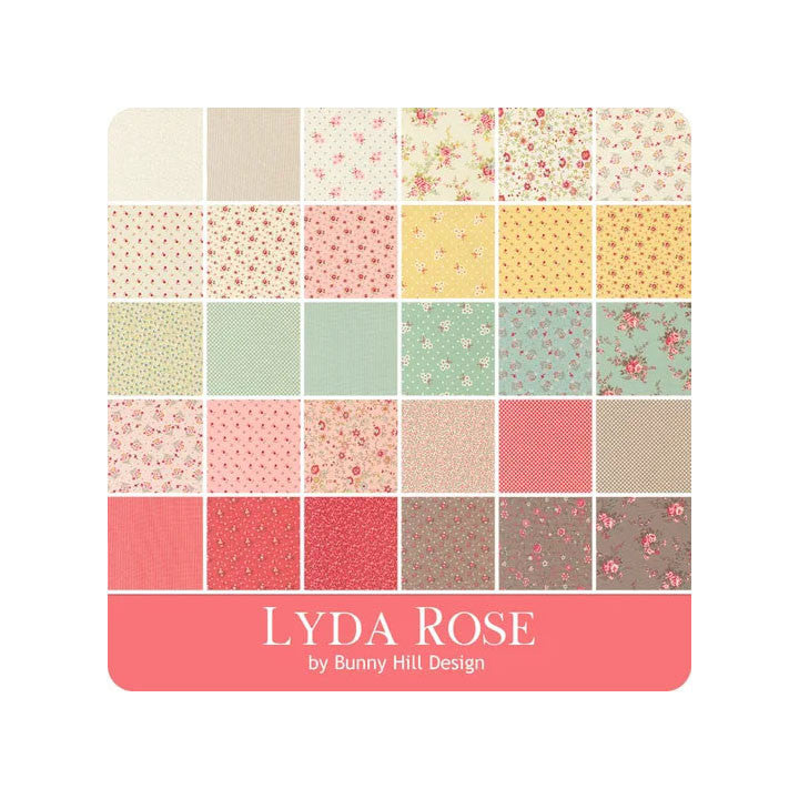 Moda Fabrics Lyda Rose Bunny Hill Designs Mini Charms 3070MC 2.5 Inch Squares from Moda Fabrics