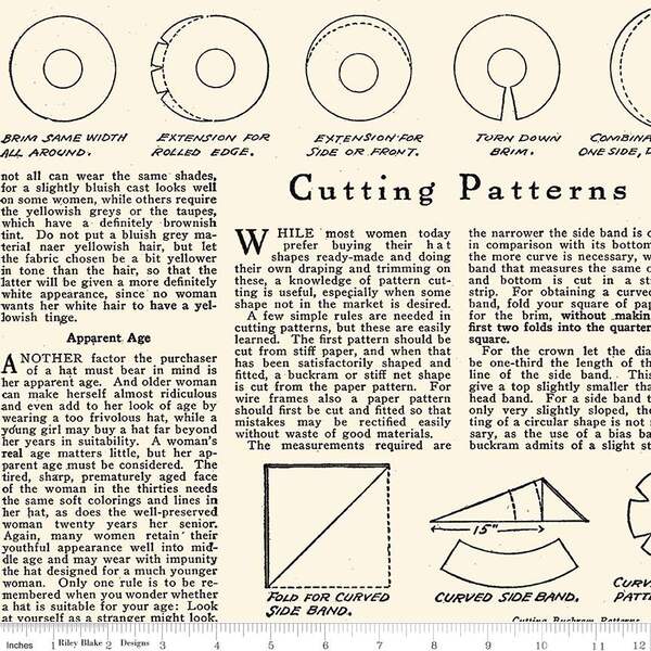 Costume Maker's Act II How To Text in Cream C16013-CREAM by J. Wecker Frisch for Riley Blake Designs Sold by the Half Yard