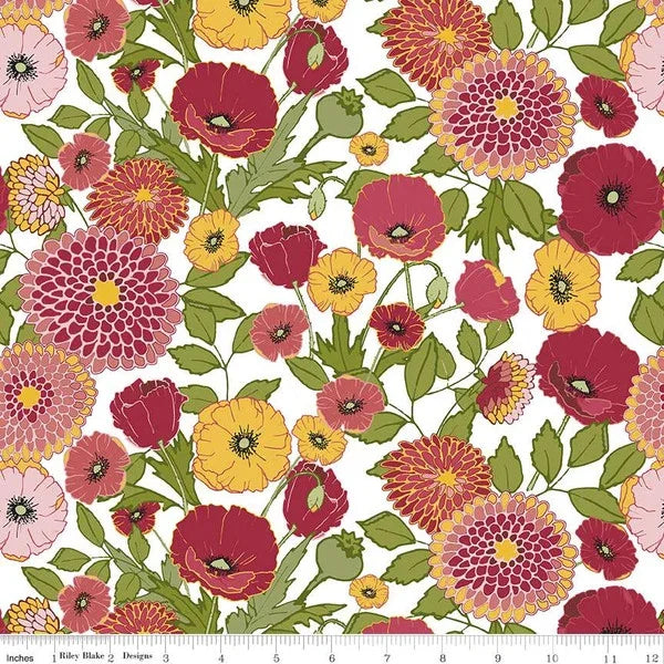 Petals and Pedals from Riley Blake Sold by the Half Yard Default Title