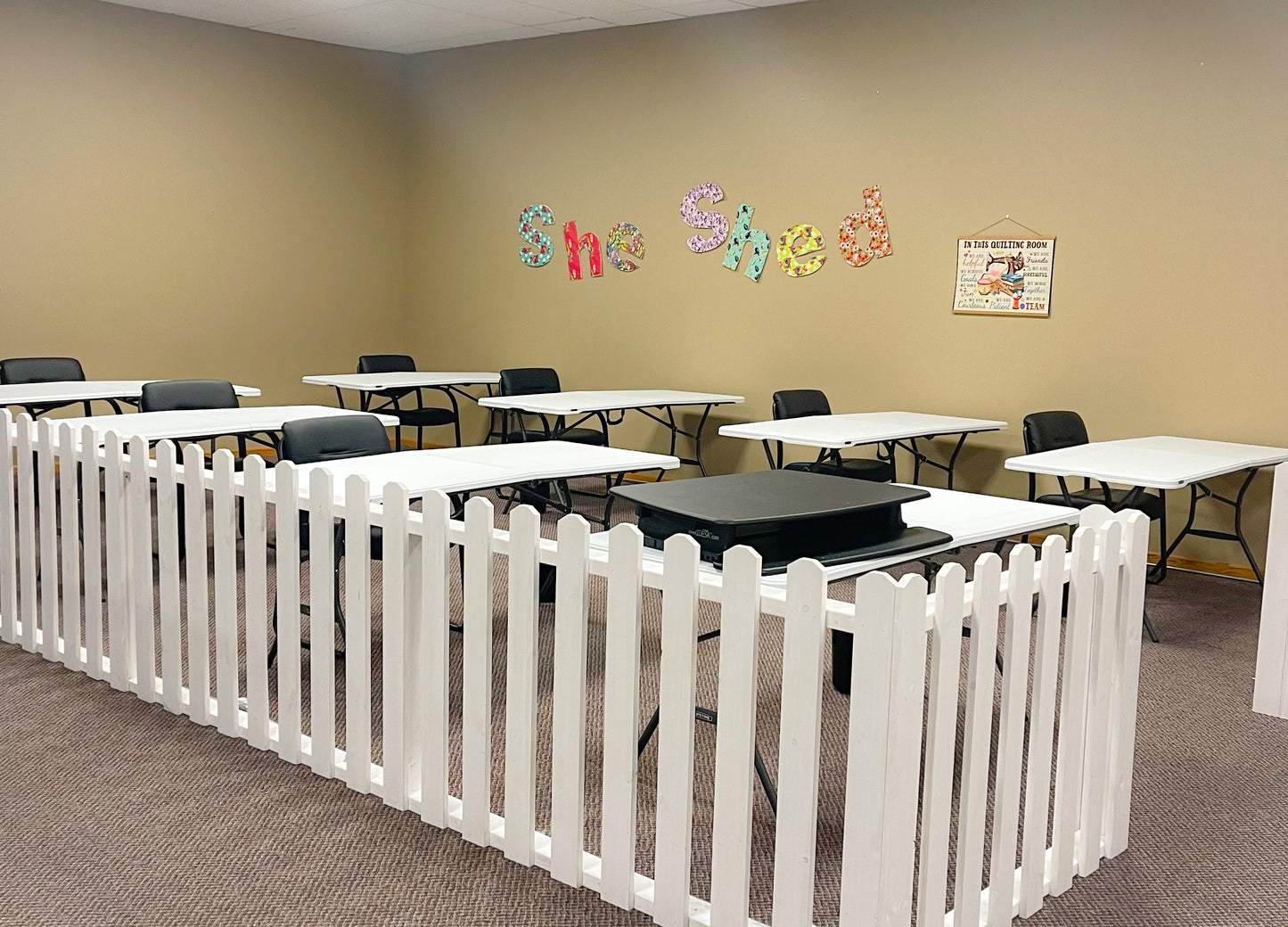 Sit & Sew in the She-Shed