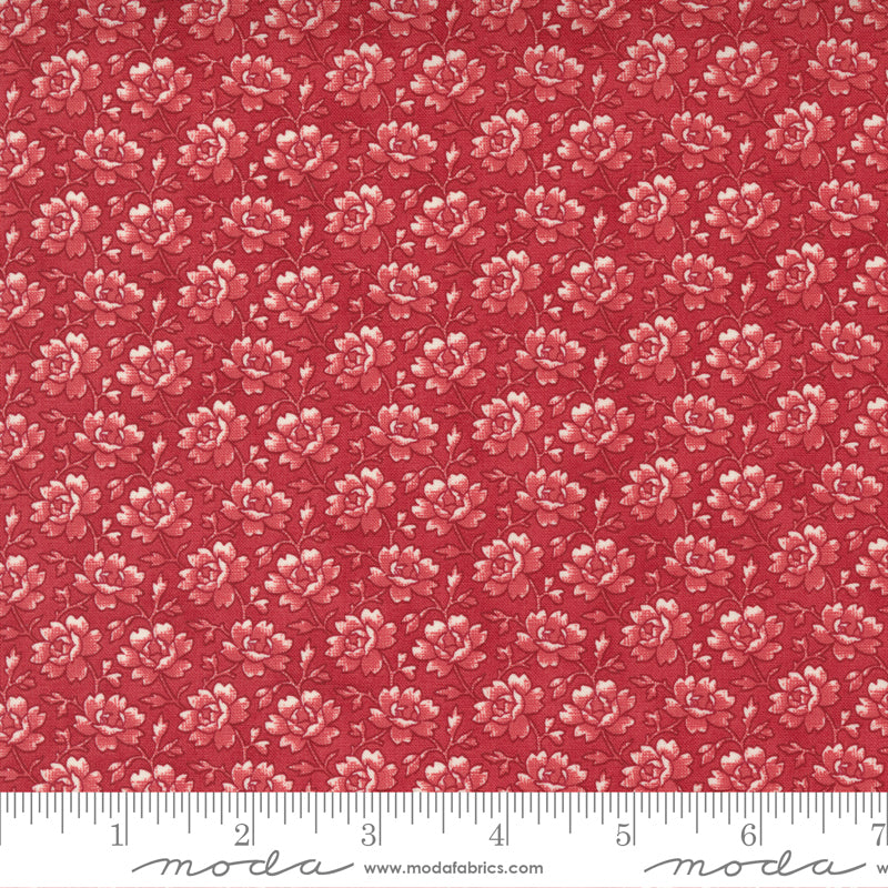 Cranberries Winter Rose from Moda Fabrics