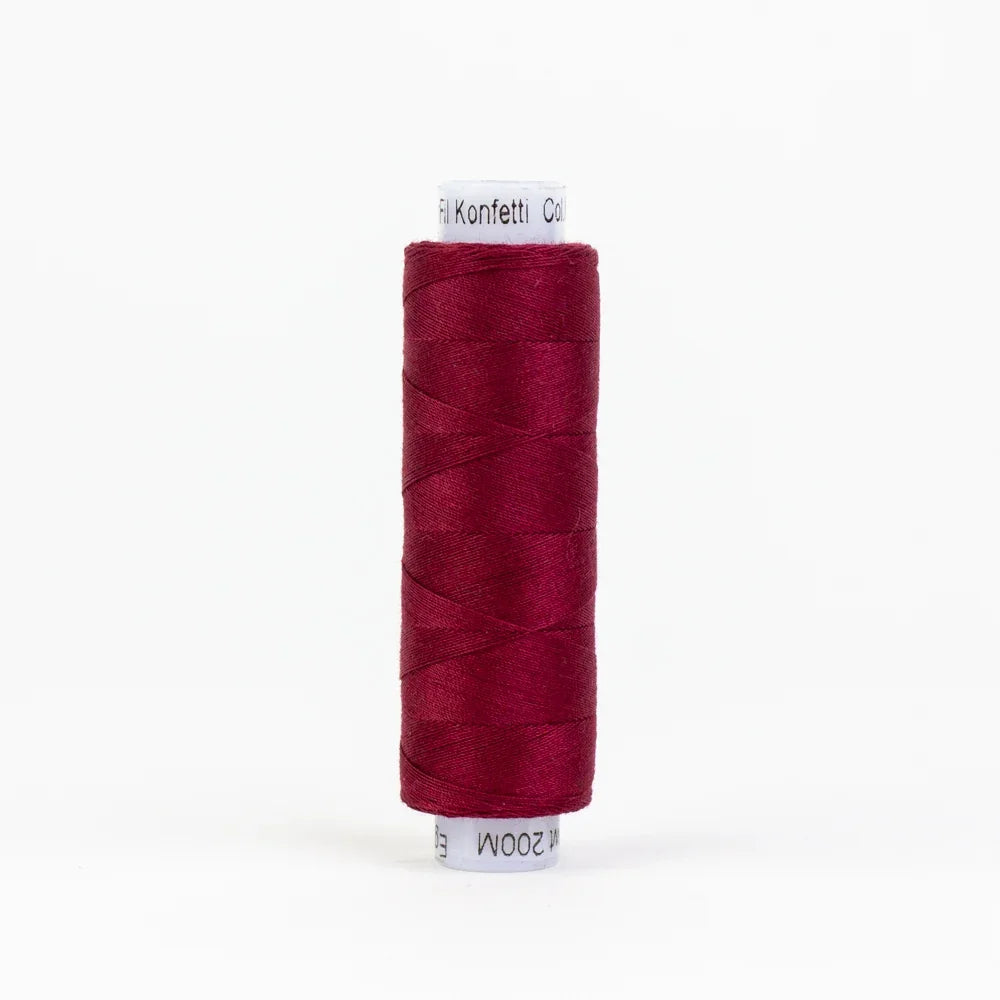 Burgundy thread spool