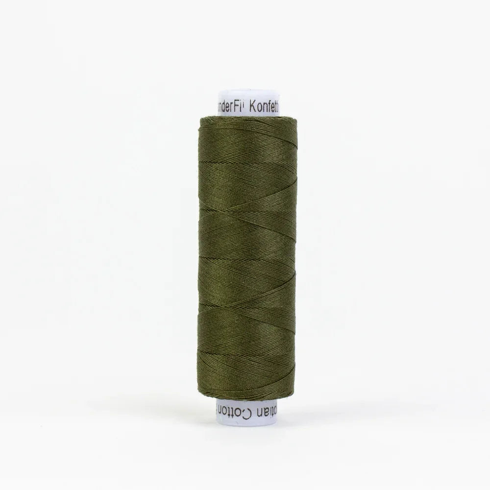 Pine green thread spool