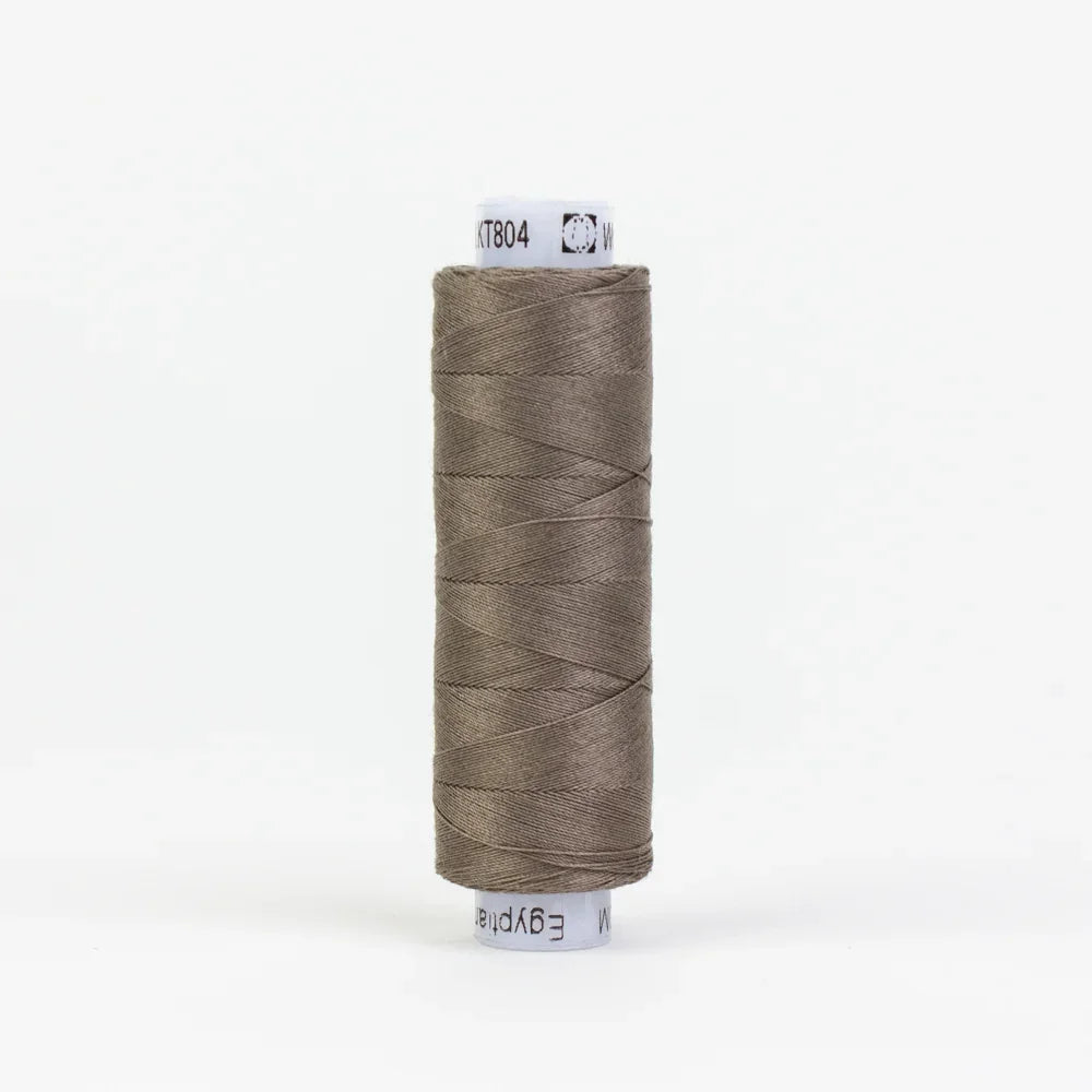 Konfetti Brown/Grey thread spool, dark brown-grey, wound on spool core