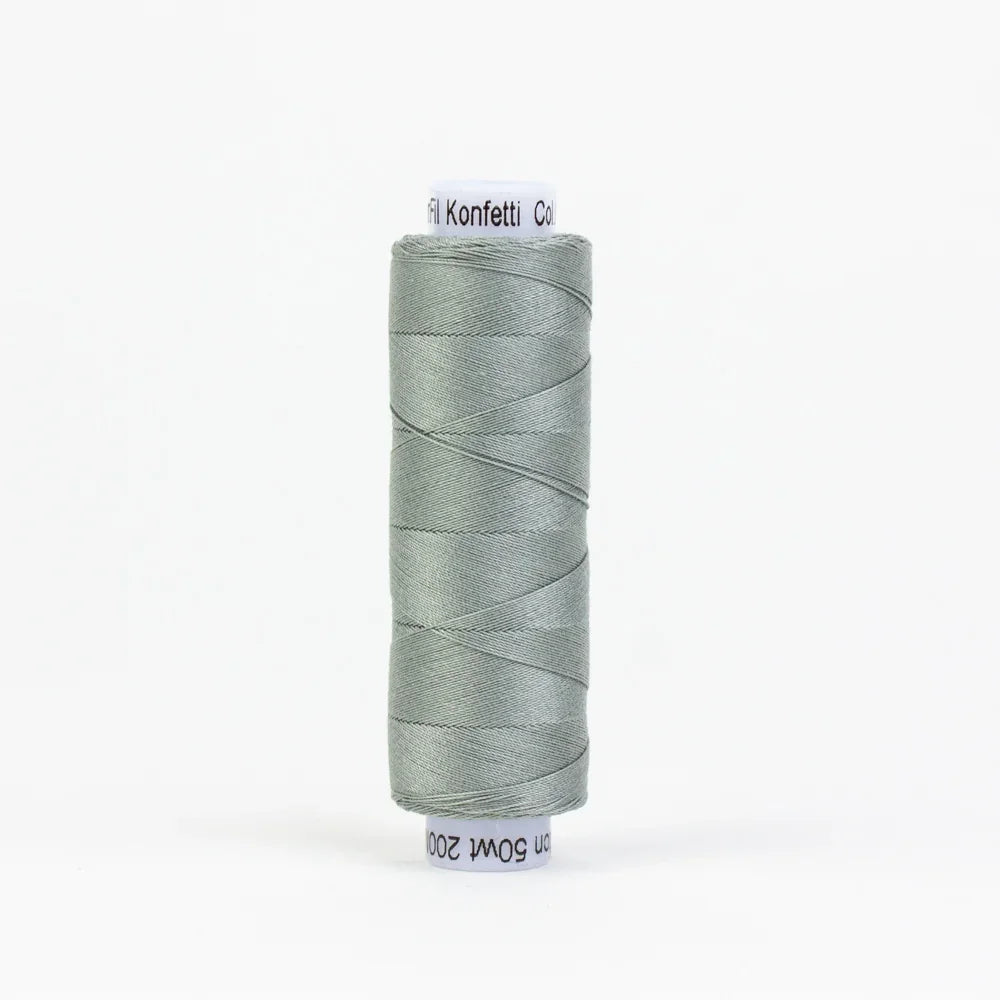 Light grey thread spool with wound strand, centered