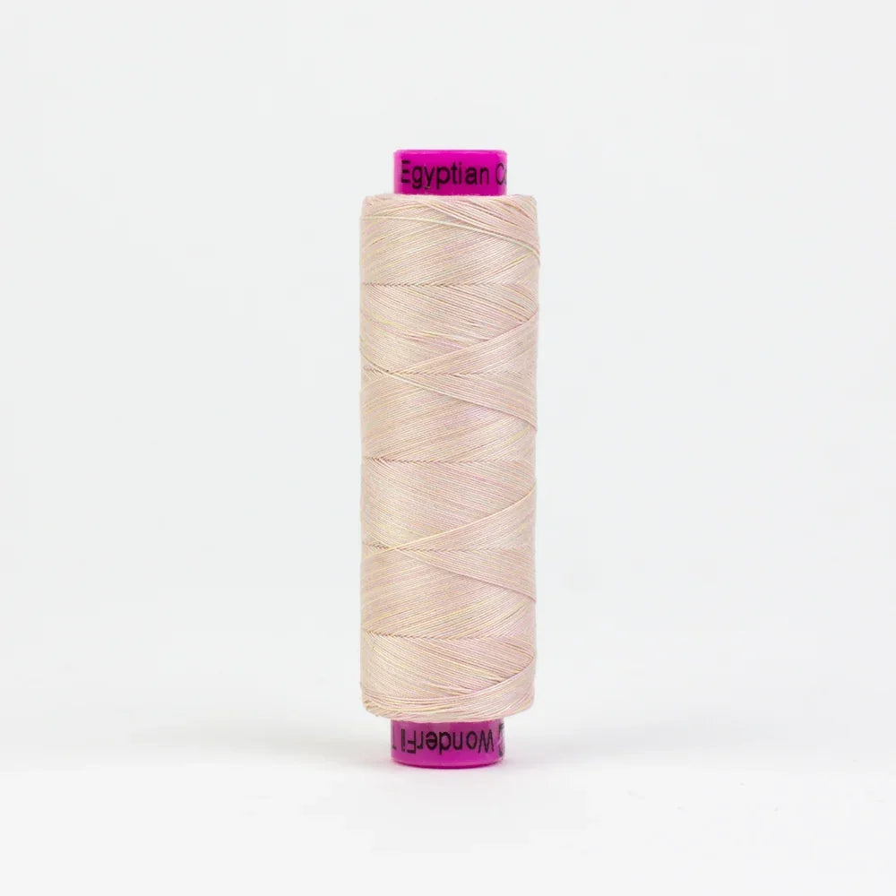 Sewing thread spool in light pink, labeled Egyptian.