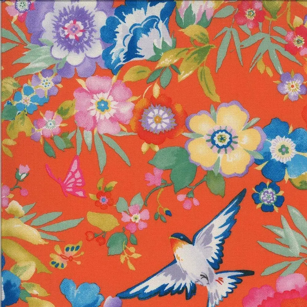 Lulu Chez Moi Flights of Fancy Clementine from Moda Fabrics