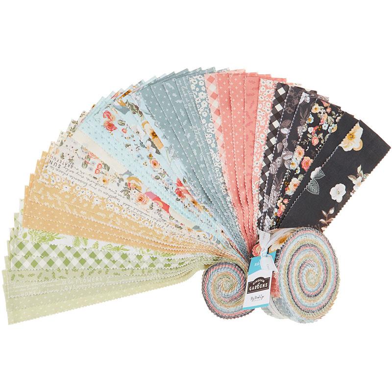 NEW BUNDLE! 2 FREE PATTERNS with Purchase of Riley Blake Gingham Gardens 2.5 Inch Rolie Polie & Strip Tube Ruler