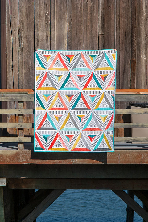 Semaphore Stripes Quilt Pattern by Krista Moser