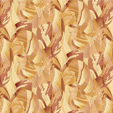 Matrix Wave Yellow WIDE BACK 108" wide by P&B Textiles Sold by the Half Yard