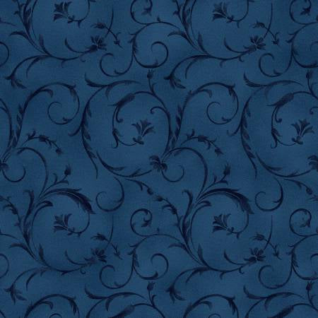 Midnight Blue WIDE BACK 108 inches Wide from Maywood Studios
