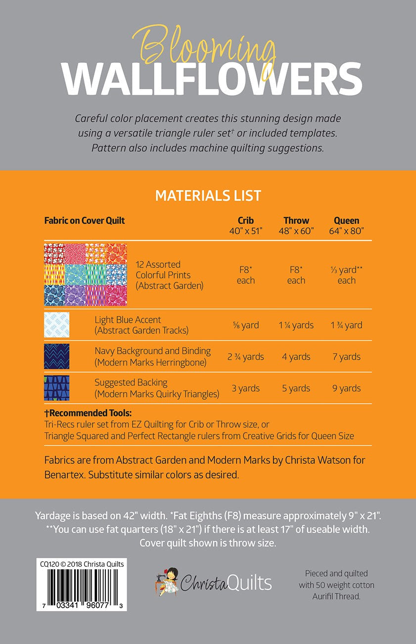 Blooming Flowers Quilt Pattern
