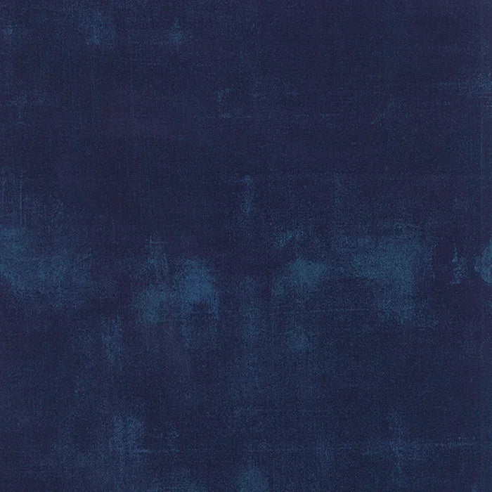 Moda Fabrics grunge basics navy fabric with mottled distressed texture