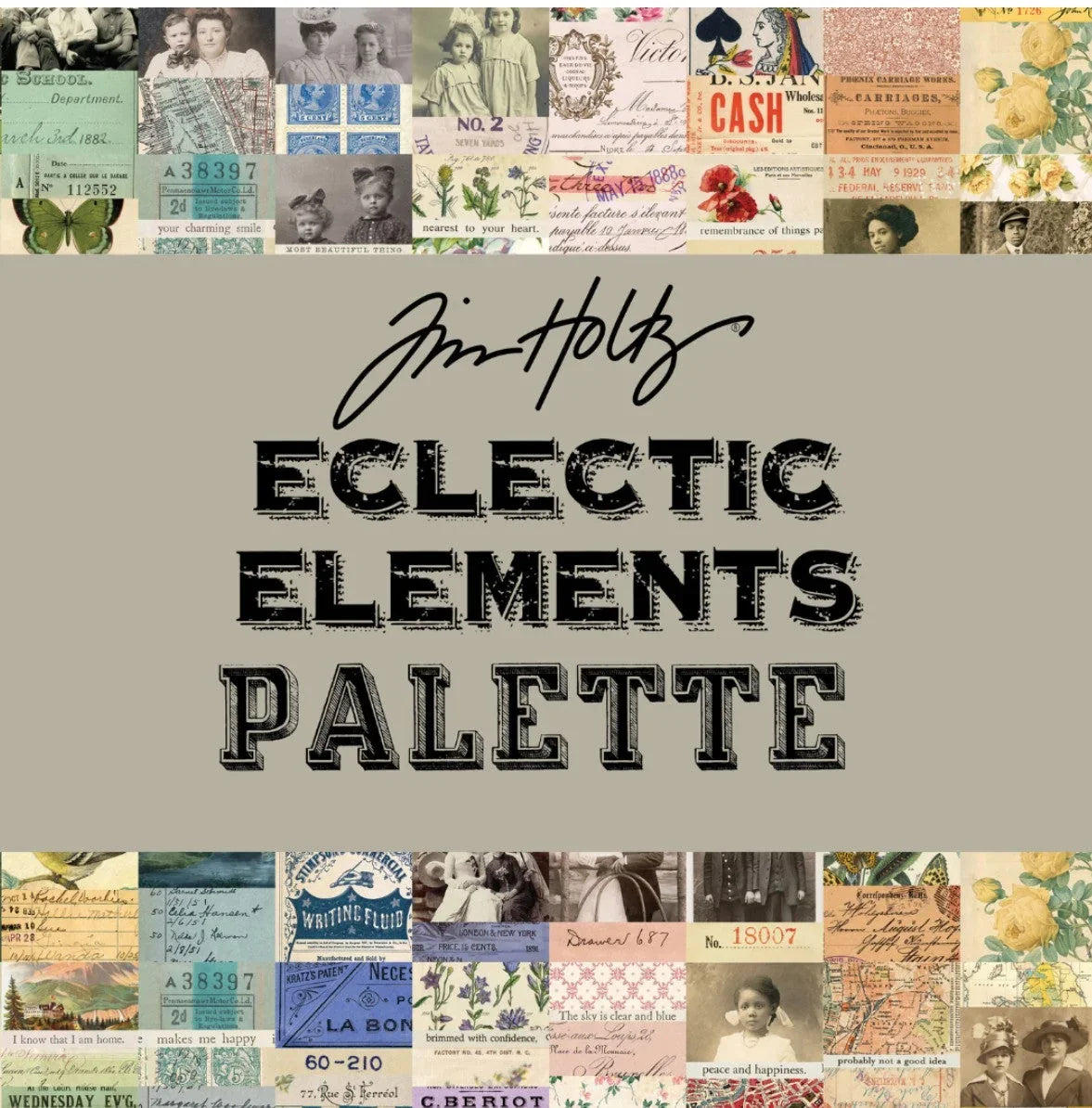 Jim Holz Eclectic Elements Palette vintage-inspired scrapbooking paper collection