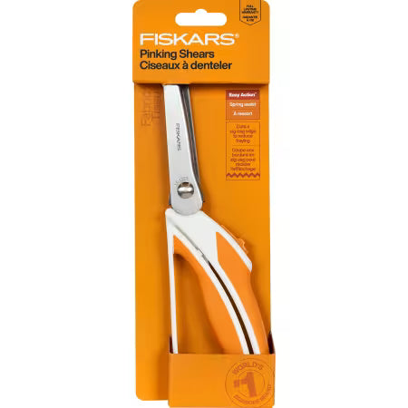 Fiskars Easy Action Pinking Shears (Replaces Item 9915F) # 1069770