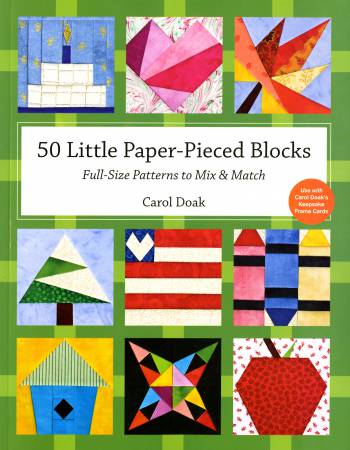 50 Little Paper-Pieced Blocks by Carol Doak # 10858 from C&T Publishing