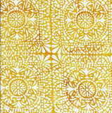Juicy Mosaics 5 Inch Tile - Orange Daffodil Batik Yardage from Island Batik Sold by the Half Yard