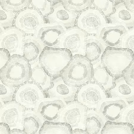 Seaglass Farmhouse Rings Seaglass 5 inch repeat # 1822-61 from Henry Glass Sold by the Half Yard