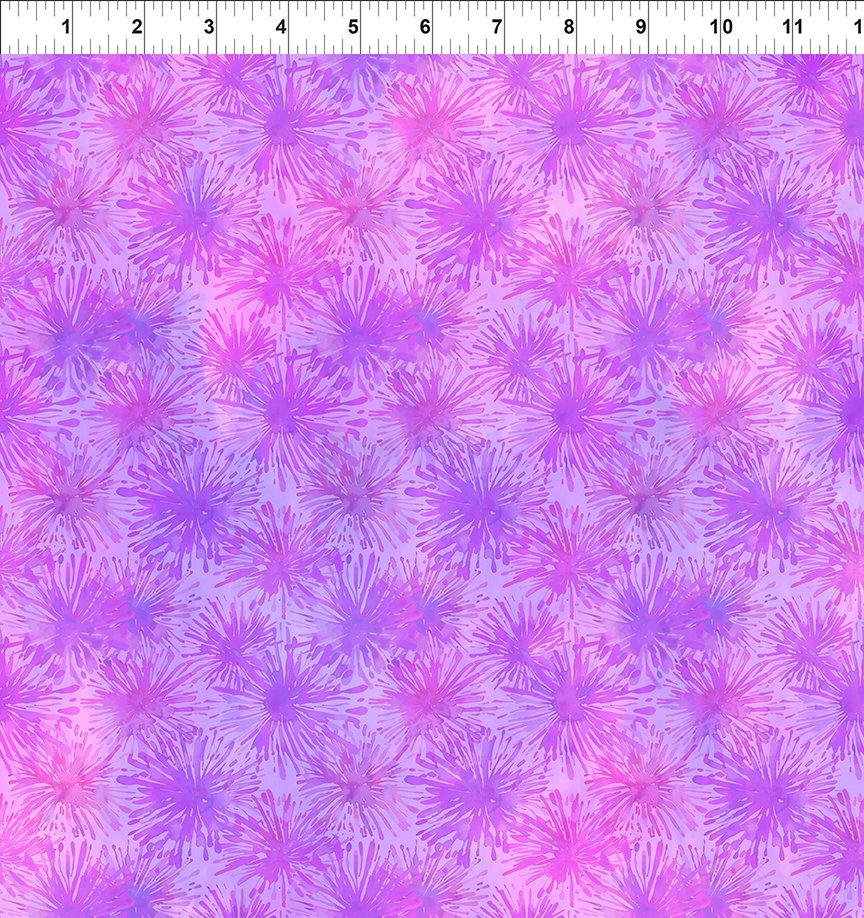 Blooming Day & Night Orchid Puff 18BDN-1 by Jason Yenter from In The Beginning Fabrics