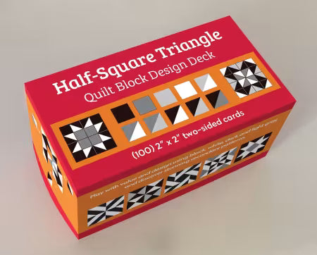 Half-Square Triangle Quilt Block Design Deck # 20502 from C&T Publishing