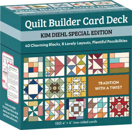 Quilt Builder Card Deck by Kim Diehl Special Edition # 20577 from C&T Publishing