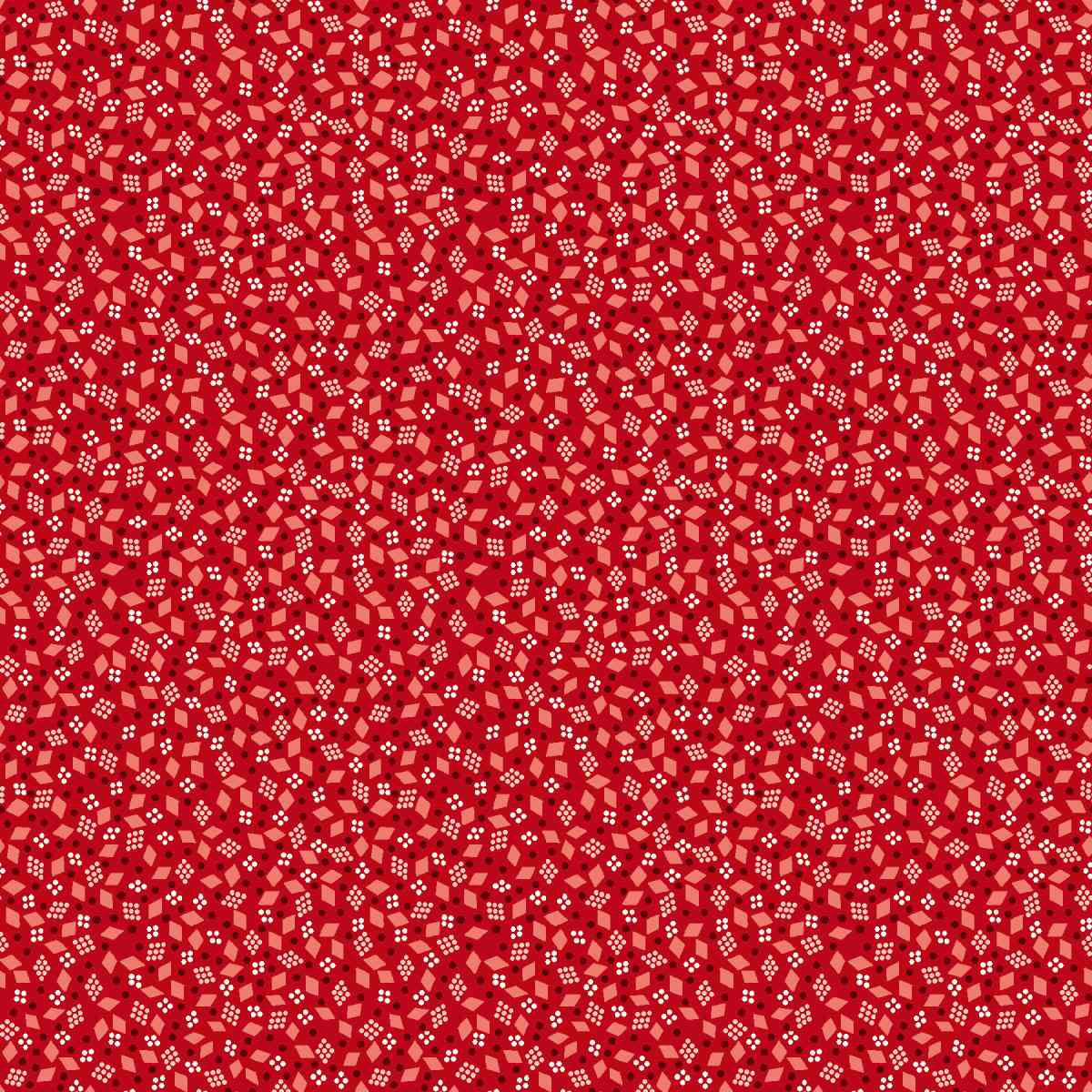 Sweet Christmas Memories Christmas Confetti Toss Red 3622-88 by Color Principle for Henry Glass