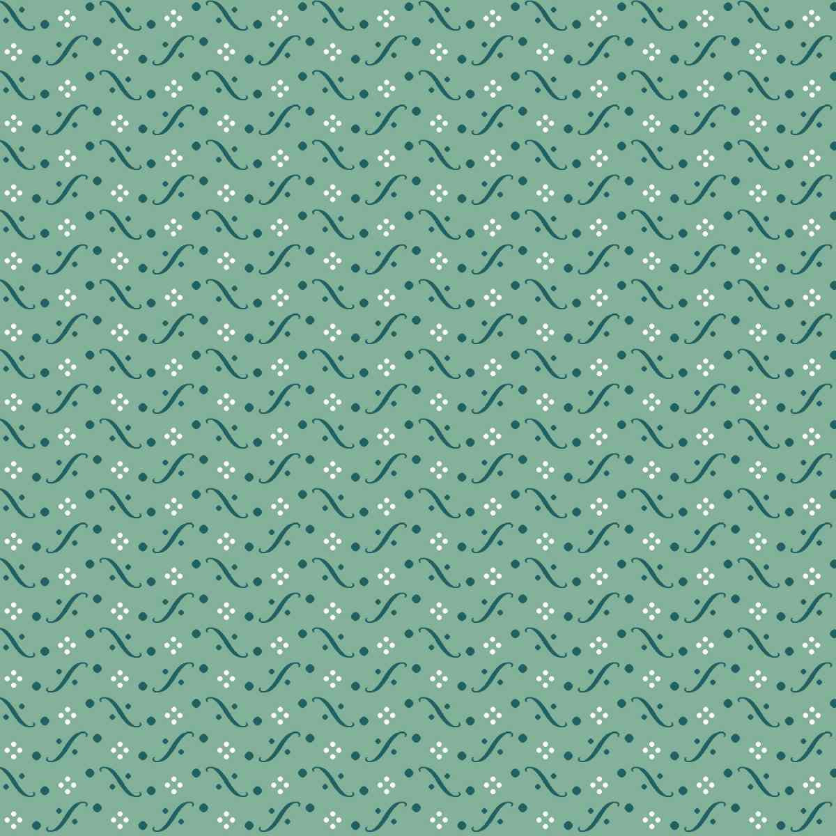 Sweet Christmas Memories S is for Santa Medium Ice Blue 3623-76 by Color Principle for Henry Glass