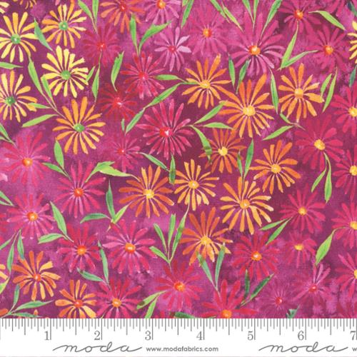 Eufloria Dahlia 39744 17 Moda Fabrics Sold by the Half Yard