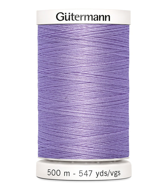 Gutermann sew-all polyester all-purpose thread spool, purple, 500 m (547 yds)
