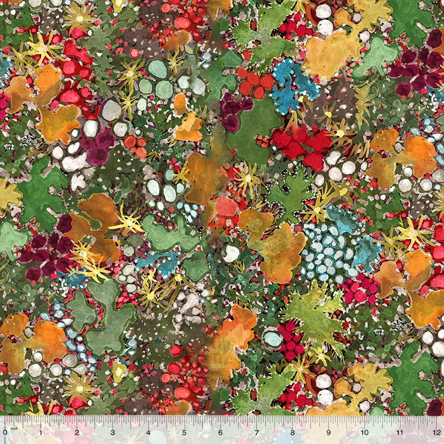 Wild Wander Lichen Bark 53734D-1 from Windham Fabrics Sold by the Half Yard