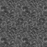 Bliss Black New Day # 53984-2 by Virginia Kraljevic from Windham Fabrics Sold by the Half Yard