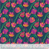 Botanica Tulip Indigo 54014-3 from Windham Fabrics Sold by the Half Yard