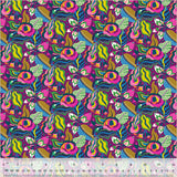 Botanica Camellia Grape 54015-8 from Windham Fabrics Sold by the Half Yard