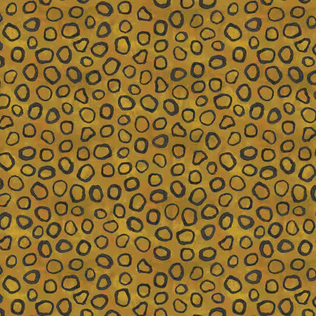 Sketchbook 21 Ocelot Gems # 54551D-17 by Marcia Derse from Windham Fabrics Sold by the Half Yard