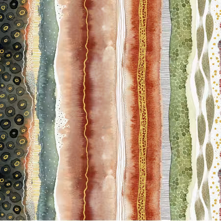 Flora & Form Fire Opal Strata # 54778DM-2 by Essoldo Design Collection from Windham Fabrics