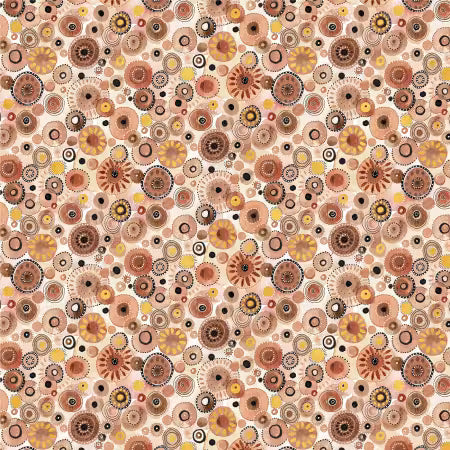 Flora & Form Fire Opal Dotty # 54781DM-2 by Essoldo Design Collection from Windham Fabrics