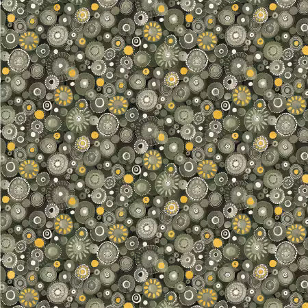 Flora & Form Phthalo Green Dotty # 54781DM-4 by Essoldo Design Collection from Windham Fabrics
