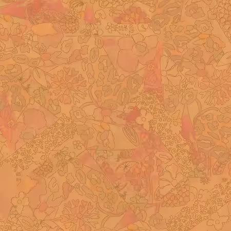 Flowers on Main Sunset Pattern Play # 54894-6 by Laura Heine for Windham Fabrics