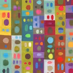 Windham Fabrics The Plaid One Marcia Derse Peek-A-Coo Palette Multi 54918D 1 from Windham Fabrics