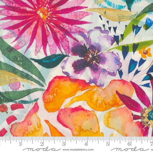 108" Coming Up Roses Rainbow 108015 11 from Moda Fabrics