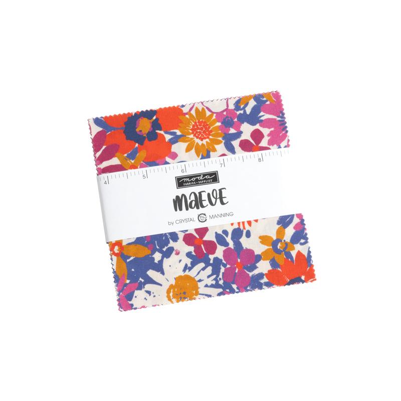 Maeve by Crystal Manning Charm Pack 5 inch squares from Moda Fabrics